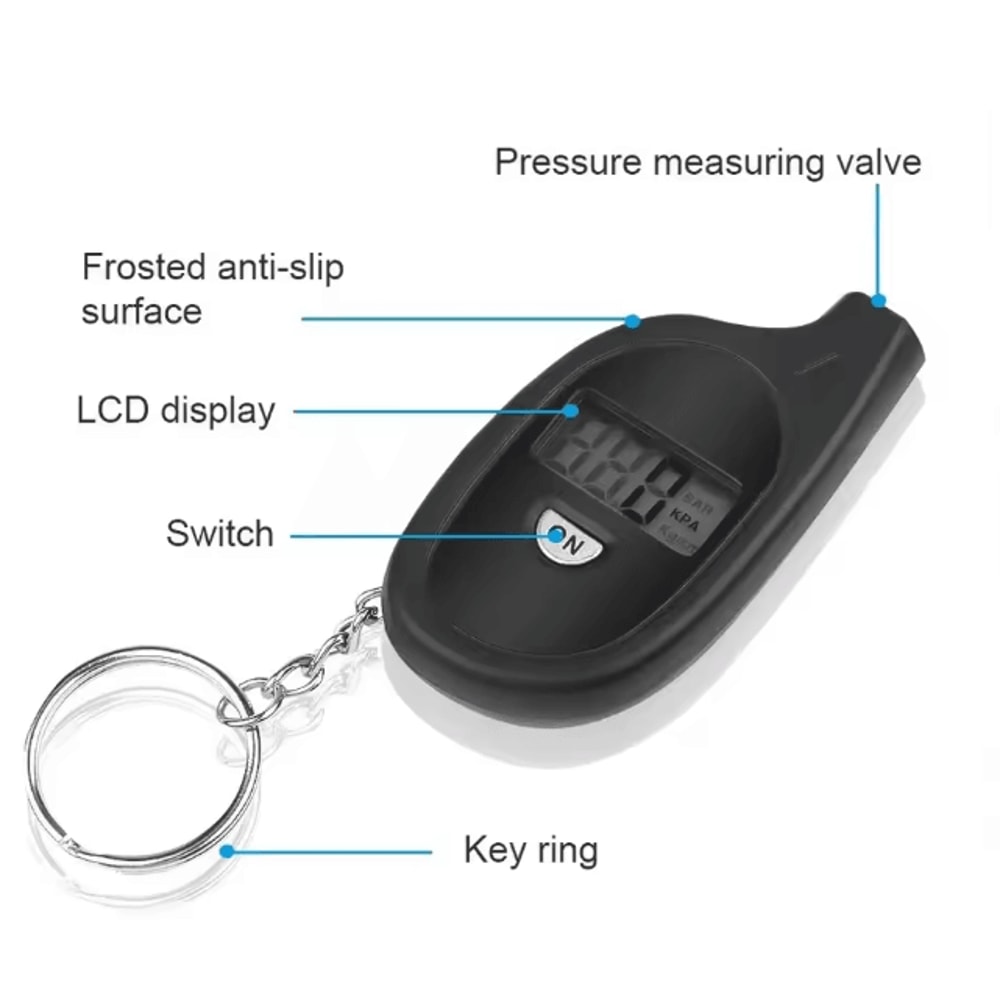 SafeGauge Digital Tire Pressure Gauge LCD Display For Car And Motorcycle 3