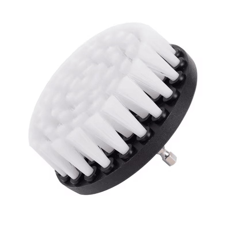 CleanForce 4 Inch Soft Drill Brush Cleaning Kit For Car Bathroom And Kitchen 3