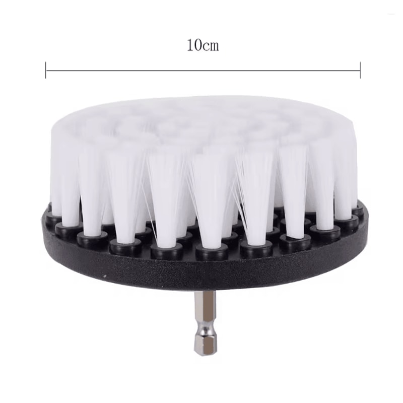 CleanForce 4 Inch Soft Drill Brush Cleaning Kit For Car Bathroom And Kitchen 5