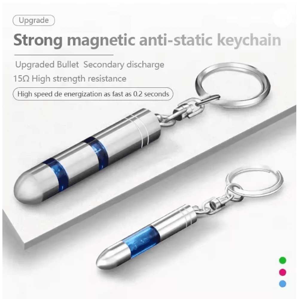 StaticSafe Anti Static Keychain Car Static Eliminator Discharger 0