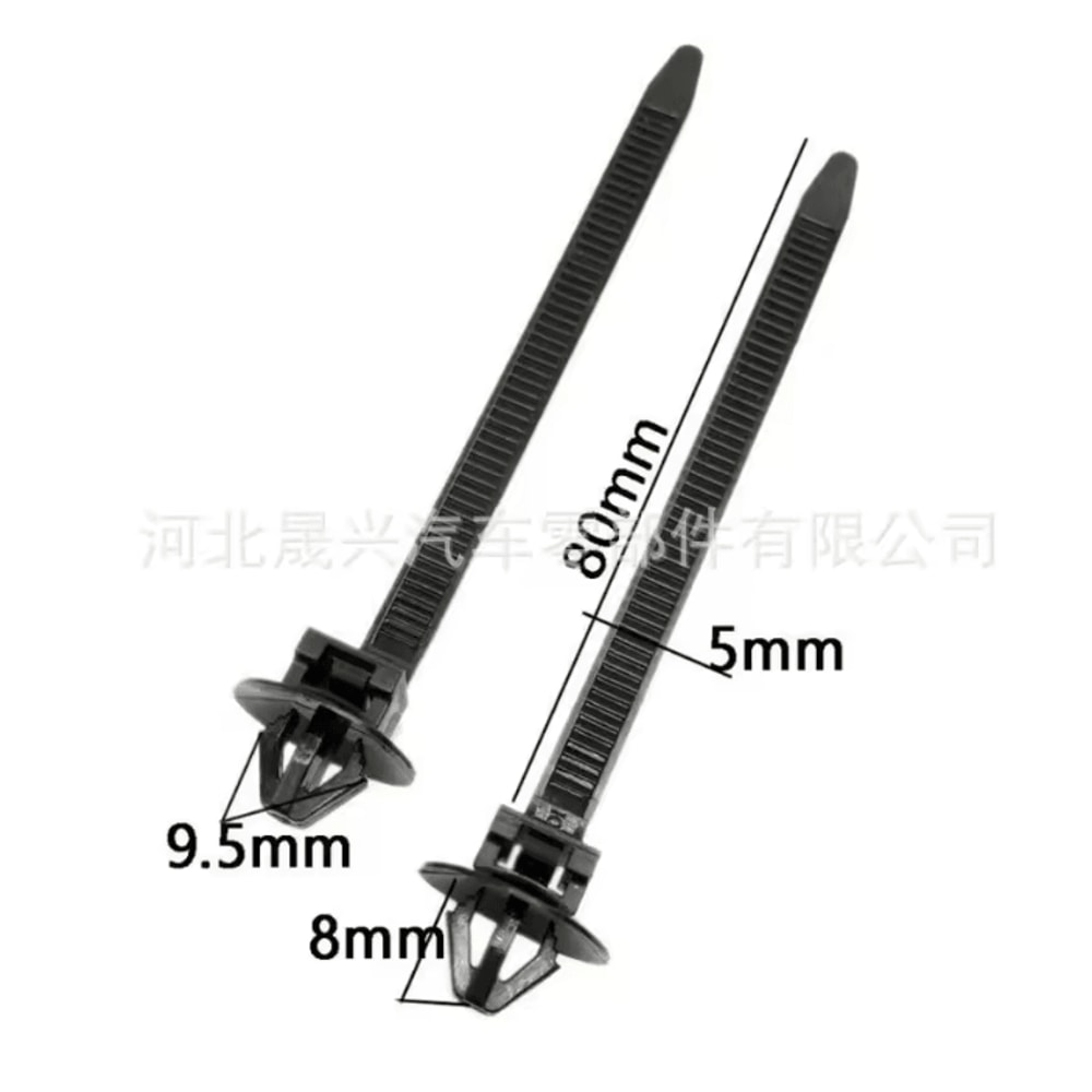 SecureLoop Car Nylon Cable Tie Clips Self Locking Zip Strap Set 25 Pack 0