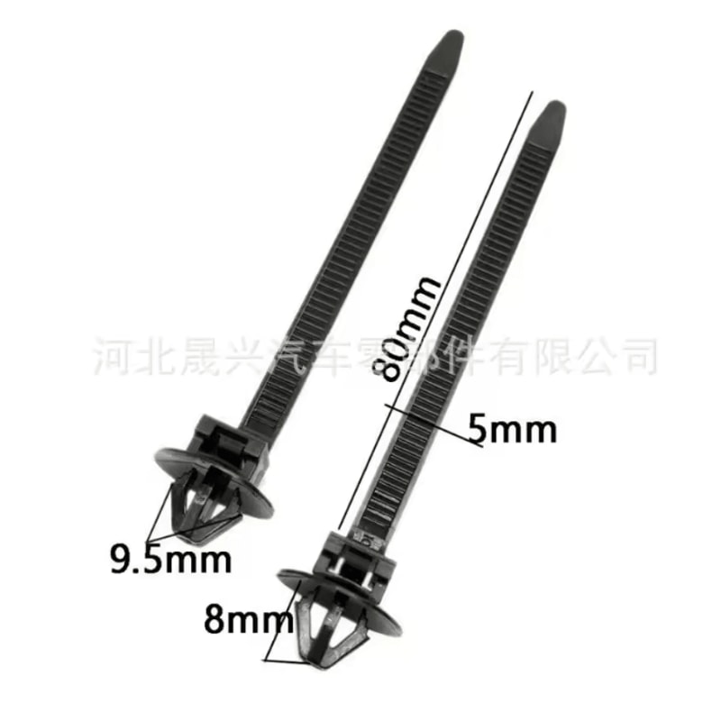 SecureLoop Car Nylon Cable Tie Clips Self Locking Zip Strap Set 25 Pack 0