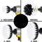 PowerScrub Pro Drill Brush Attachment Set With Extender For Car Bathroom And Kitchen Cleaning 1