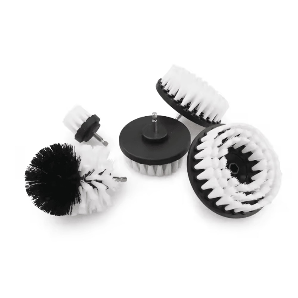 PowerScrub Pro Drill Brush Attachment Set With Extender For Car Bathroom And Kitchen Cleaning 2