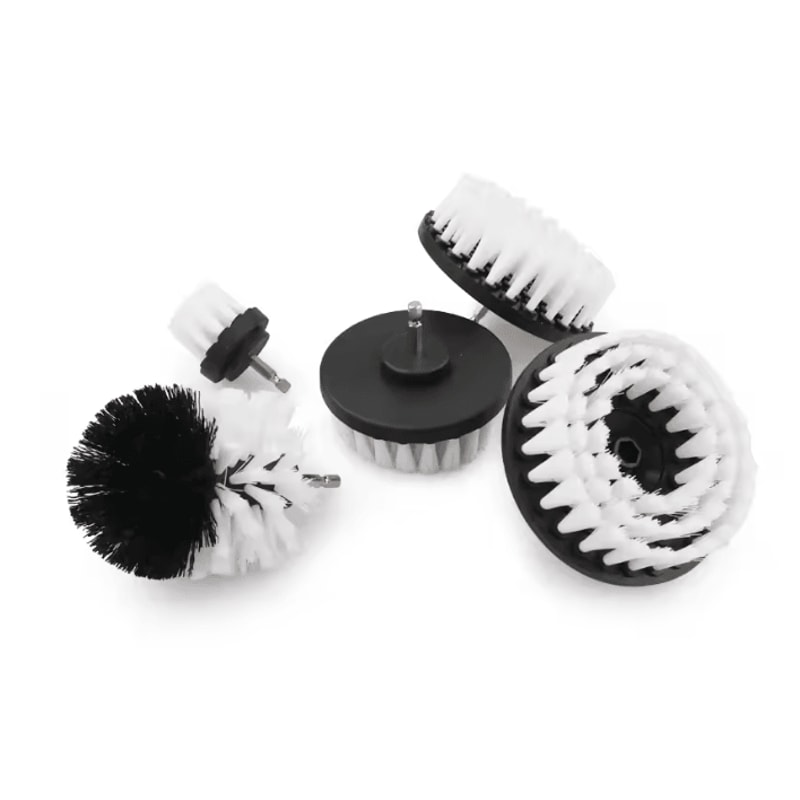 PowerScrub Pro Drill Brush Attachment Set With Extender For Car Bathroom And Kitchen Cleaning 2