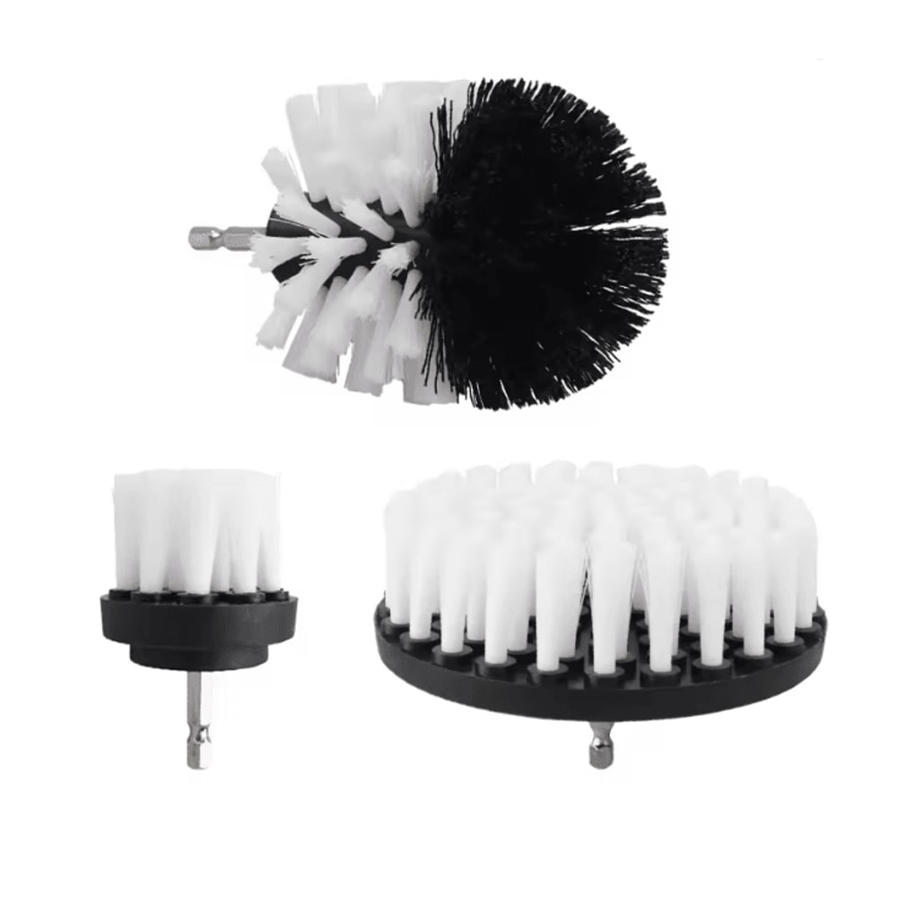 PowerScrub Pro Drill Brush Attachment Set With Extender For Car Bathroom And Kitchen Cleaning 4