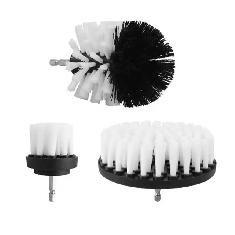 PowerScrub Pro Drill Brush Attachment Set With Extender For Car Bathroom And Kitchen Cleaning 4