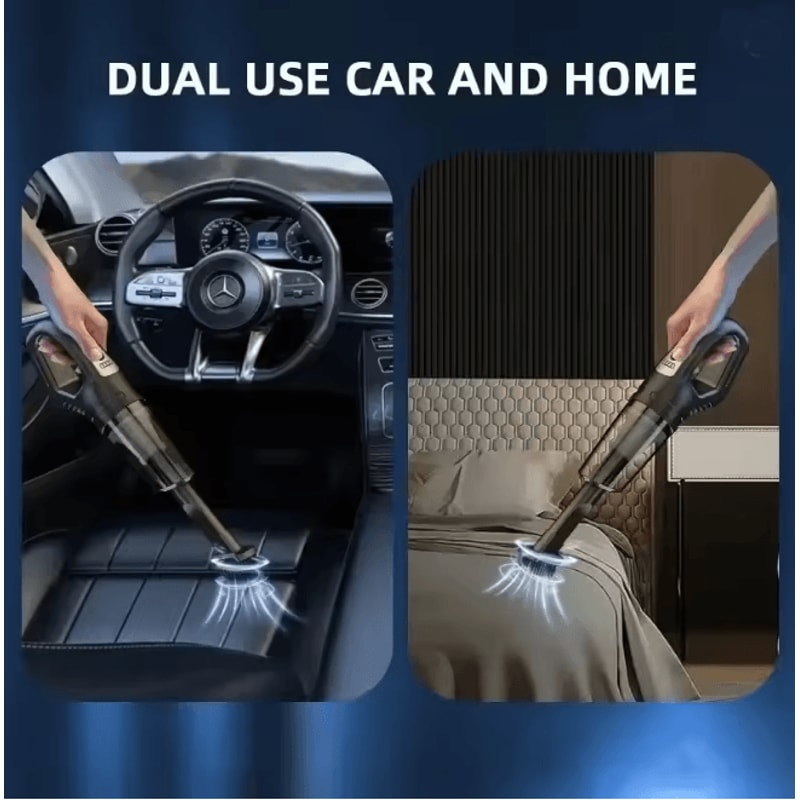 CleanJet 120W Cordless Car Vacuum Cleaner Portable Handheld Suction Cleaner 3