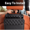 SeatMate Multi Functional Car Seat Back Organizer Leather Storage Bag 1
