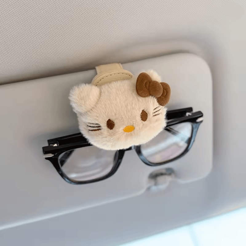 Hello Kitty Car Sunglasses Clip Visor Organizer Card And Ticket Holder 1