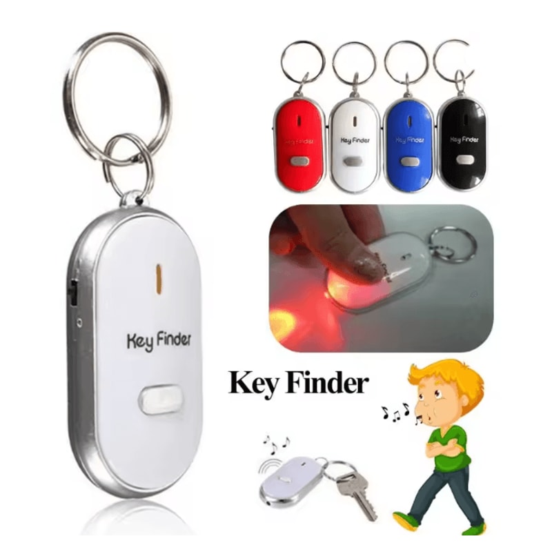 FindBee Mini Anti Lost Key Finder Whistle Activated Beeping Locator 0