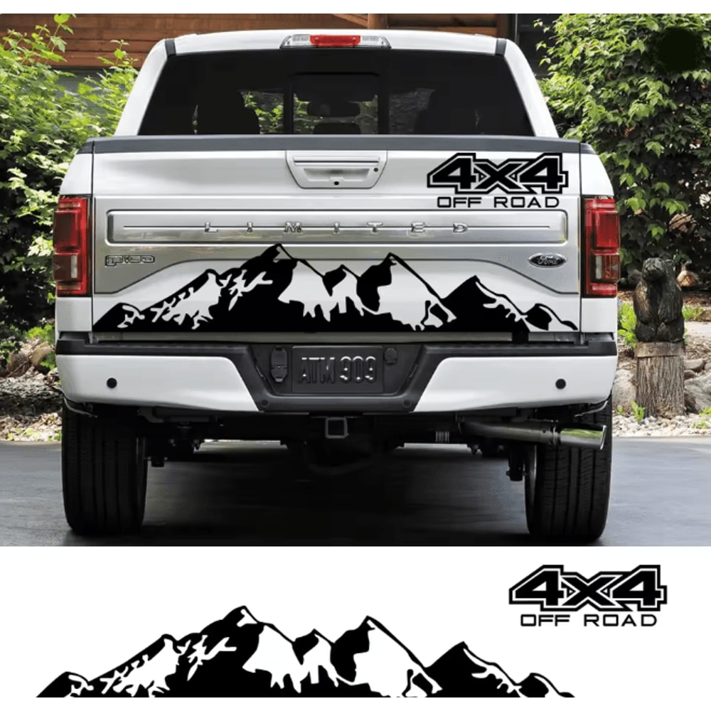 TrailMark 4x4 Off Road Vinyl Car Sticker Pickup Side Graphic Decal 0