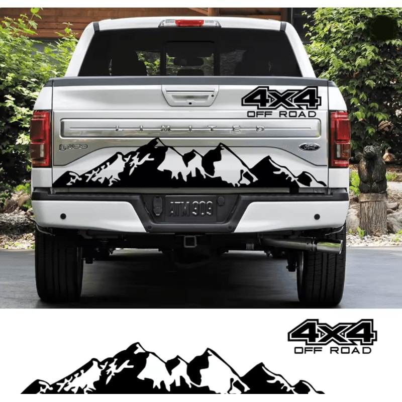 TrailMark 4x4 Off Road Vinyl Car Sticker Pickup Side Graphic Decal 0