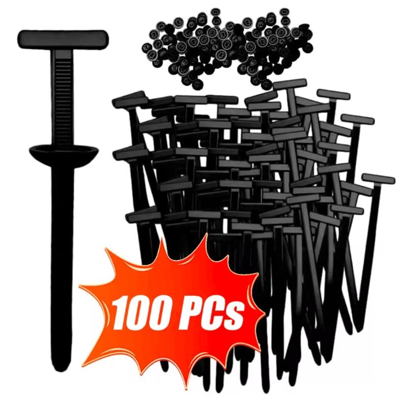 LockTough Heavy Duty Car Nylon Cable Tie Buckles Self Locking Fastener Set 0