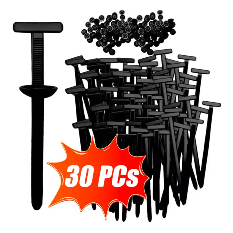 LockTough Heavy Duty Car Nylon Cable Tie Buckles Self Locking Fastener Set 6