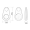 TrackEase Wireless Mini GPS Tracker Bluetooth Smart Tag Anti Lost Locator 3