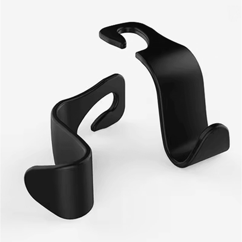 HangEase Car Headrest Hooks Seat Back Bag Organizer Clips 6