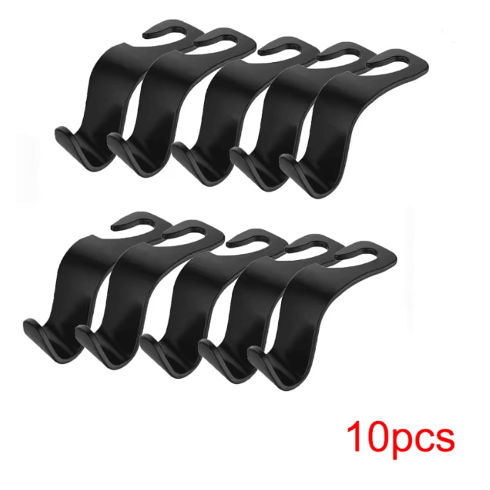 HangEase Car Headrest Hooks Seat Back Bag Organizer Clips 7