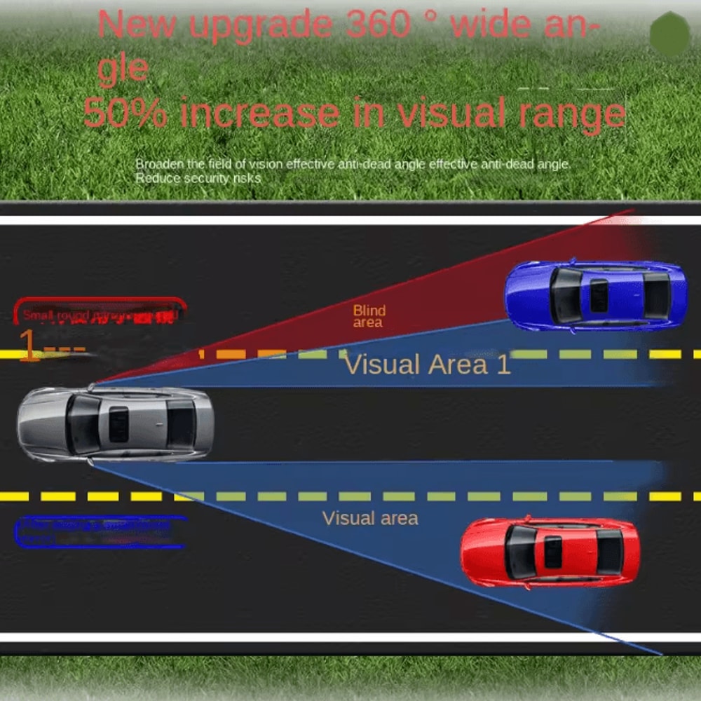 ClearView 360 Blind Spot Mirror Wide Angle Adjustable Rear View Mirror 1