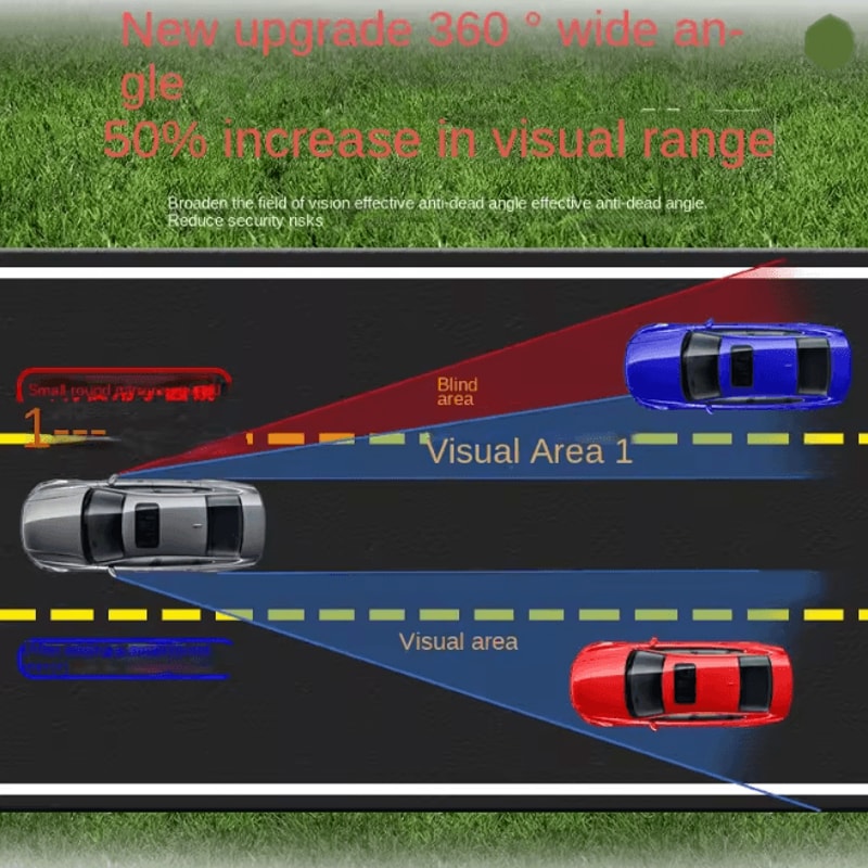 ClearView 360 Blind Spot Mirror Wide Angle Adjustable Rear View Mirror 1