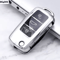 LuxGuard Leather TPU Car Key Case Full Cover For Volkswagen Keys 13
