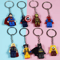 HeroBuild Anime Building Blocks Keychain Spider Man And Iron Man Figure Pendant 0