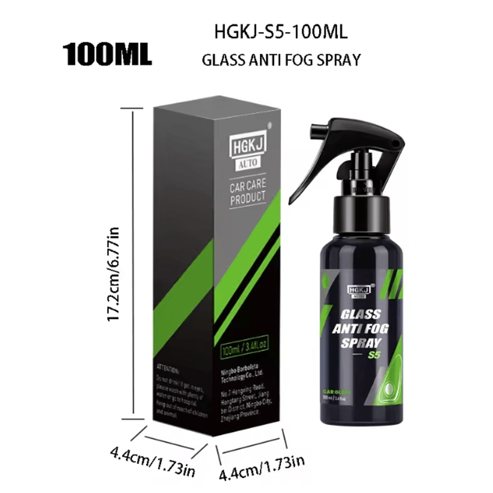 ClearShield Car Window Anti Fog Spray Rainproof Windshield Glass Treatment 4