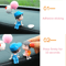 SweetRide Cute Cartoon Couple Car Dashboard Ornament Figurines 3