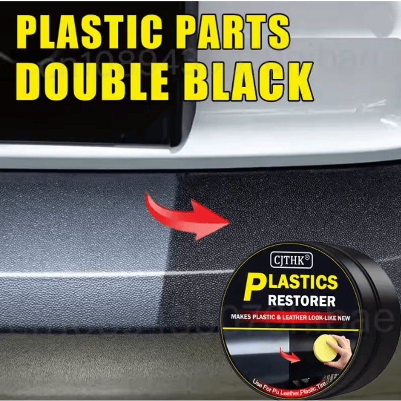 BlackRevive Car Plastic Restorer Back To Black Gloss Renovator 1