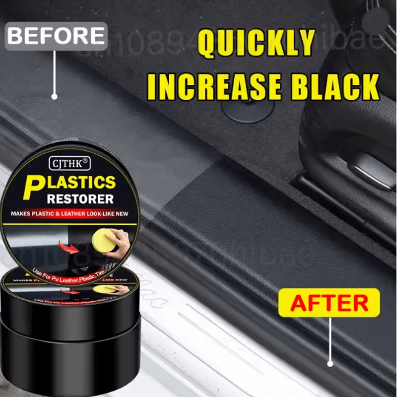BlackRevive Car Plastic Restorer Back To Black Gloss Renovator 2