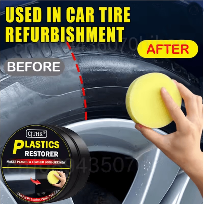 BlackRevive Car Plastic Restorer Back To Black Gloss Renovator 3