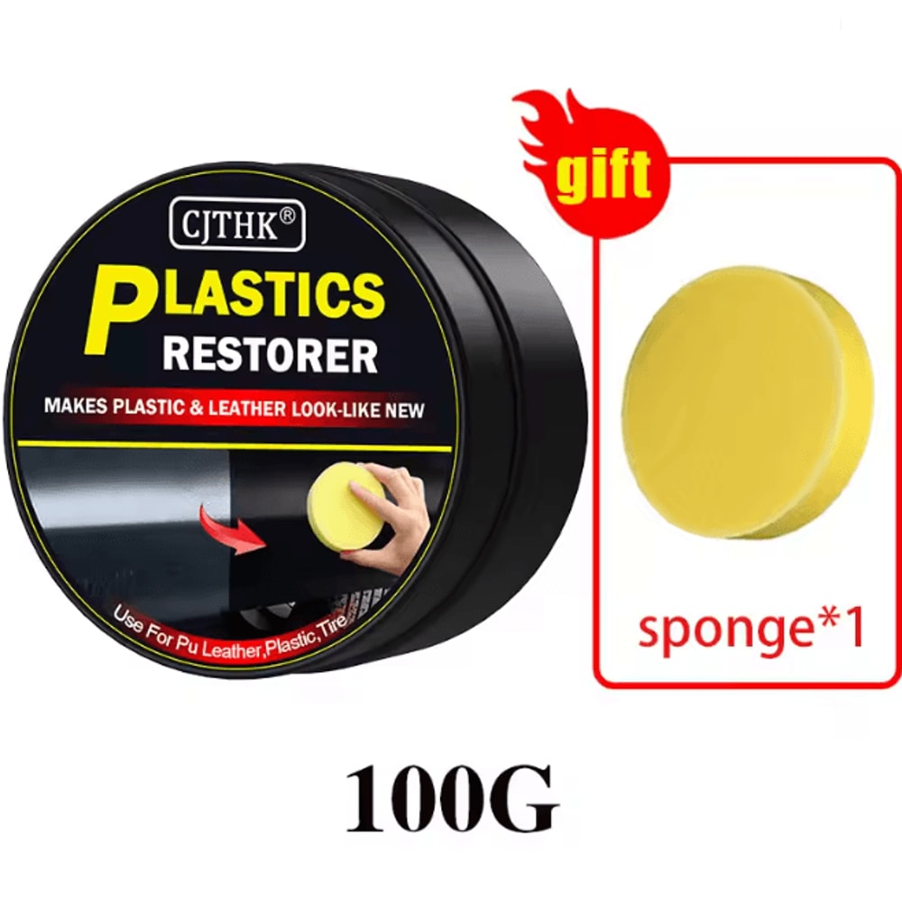 BlackRevive Car Plastic Restorer Back To Black Gloss Renovator 7