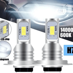 super bright led headlight bulbs 6000k white car driving lights 2 pack