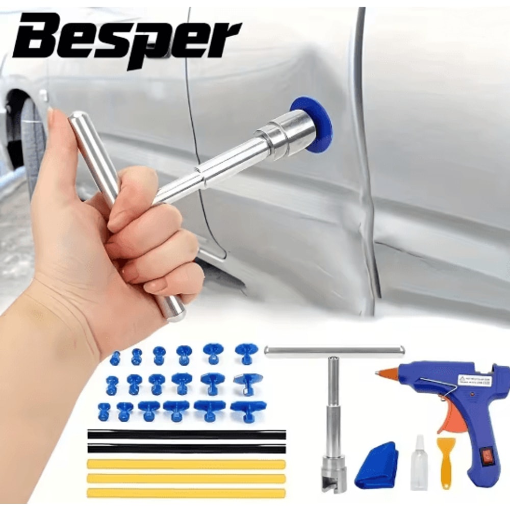 Paintless Dent Repair Tool Kit Car Dent Removal Hand Tool Set 0