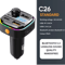 Bluetooth FM Transmitter Car Charger Handsfree Audio Adapter 7
