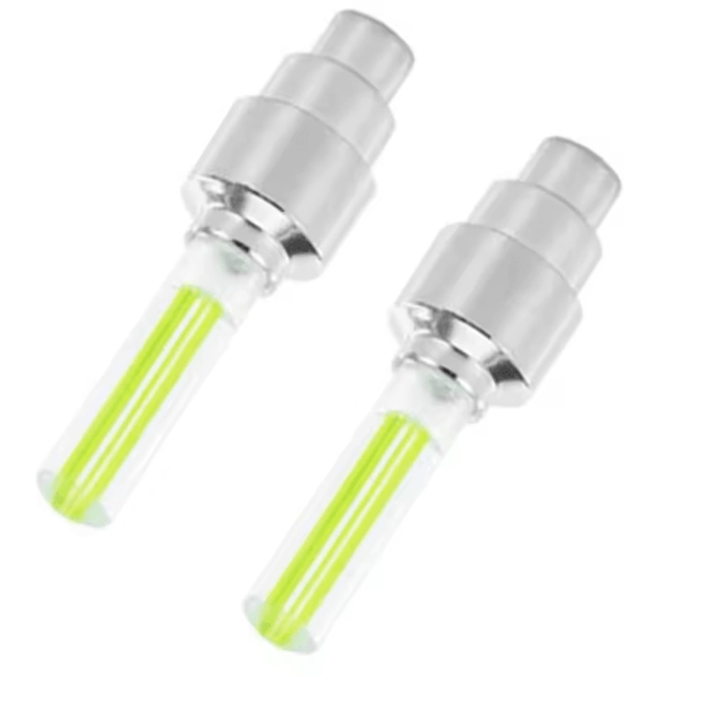 LED Tire Valve Caps Neon Wheel Lights For Cars Bikes And Motorcycles 4