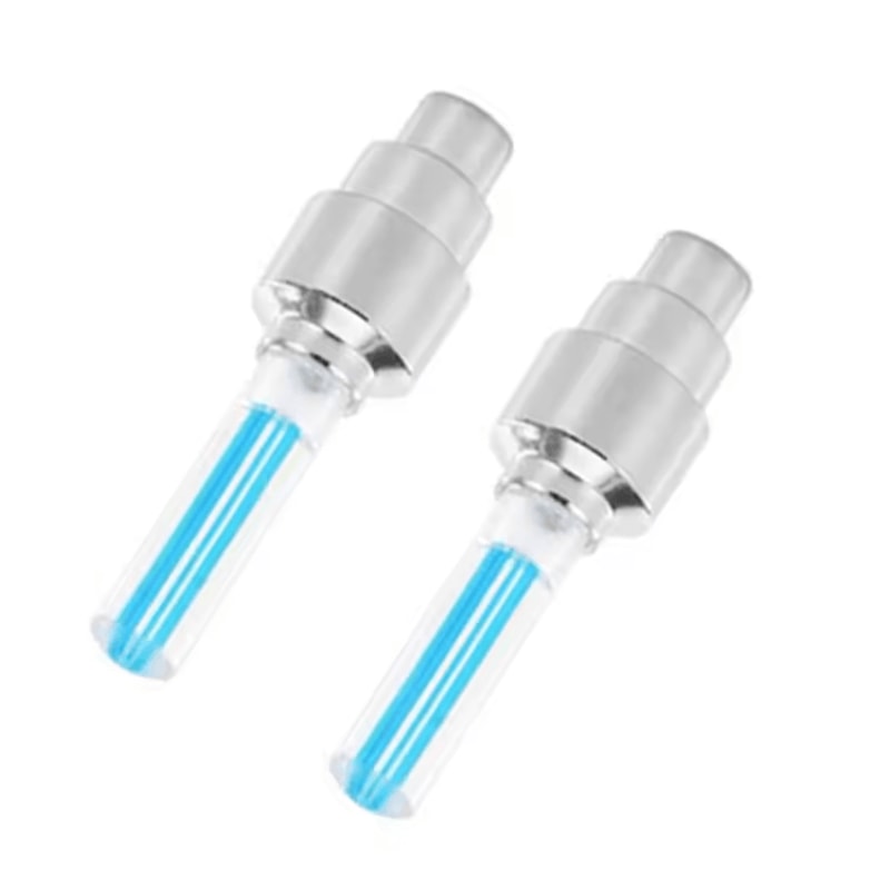 LED Tire Valve Caps Neon Wheel Lights For Cars Bikes And Motorcycles 5