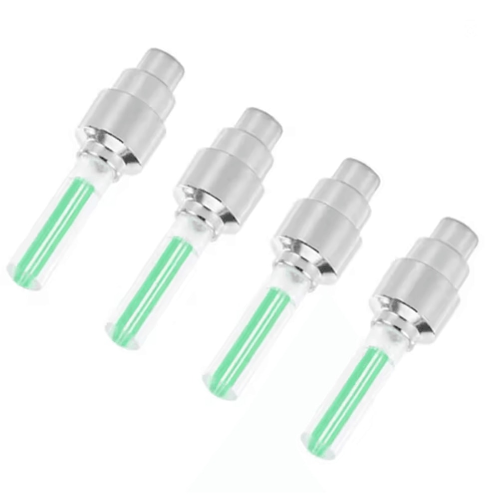LED Tire Valve Caps Neon Wheel Lights For Cars Bikes And Motorcycles 7