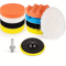 Car Buffing Pad Kit 11 Piece Foam And Wool Polishing Set 3