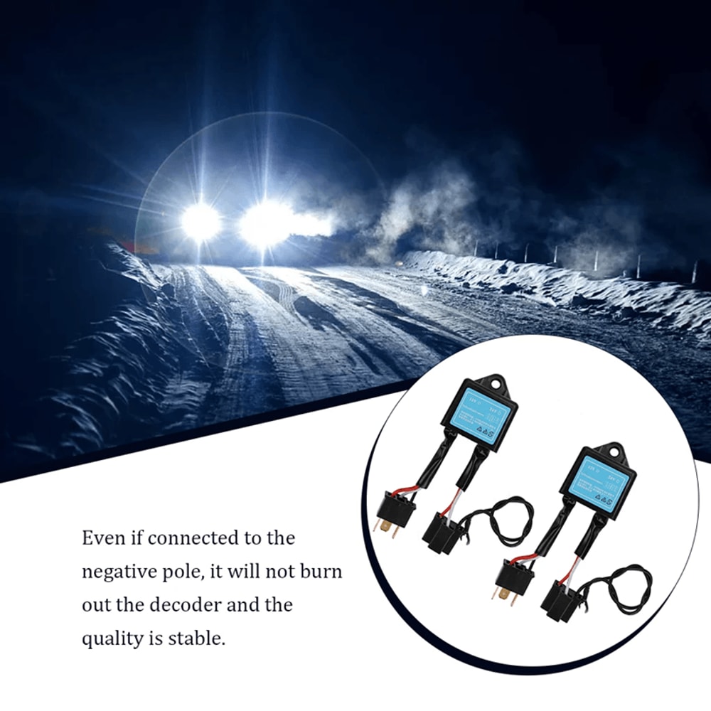 H4 Reversed Polarity Converter Headlight Wiring Adapter 2 Piece Set 1