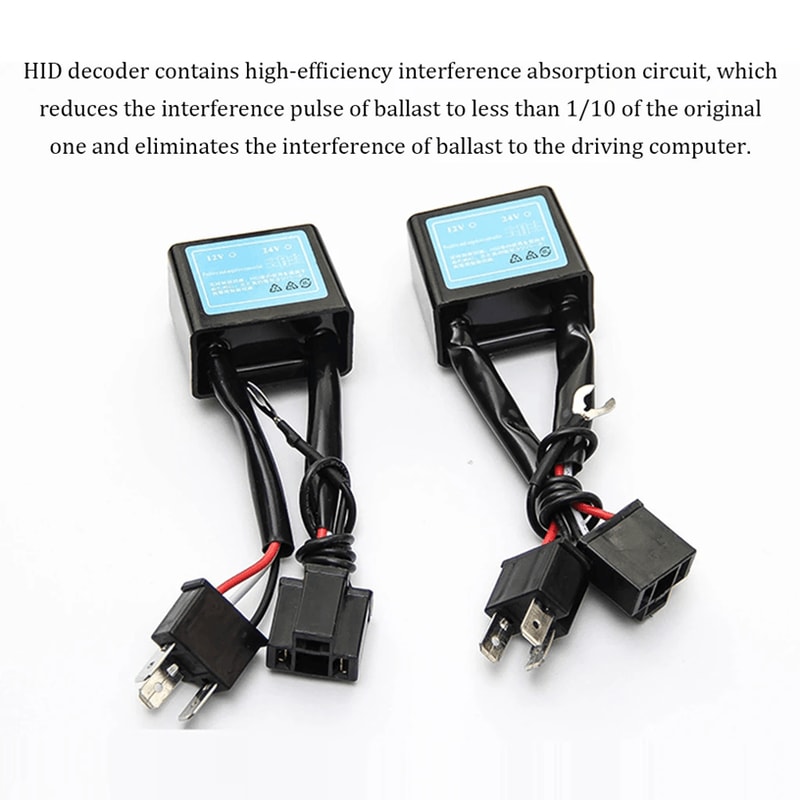 H4 Reversed Polarity Converter Headlight Wiring Adapter 2 Piece Set 2