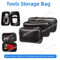 Car Repair Tool Storage Bag Carbon Fiber Organizer With Zipper 1