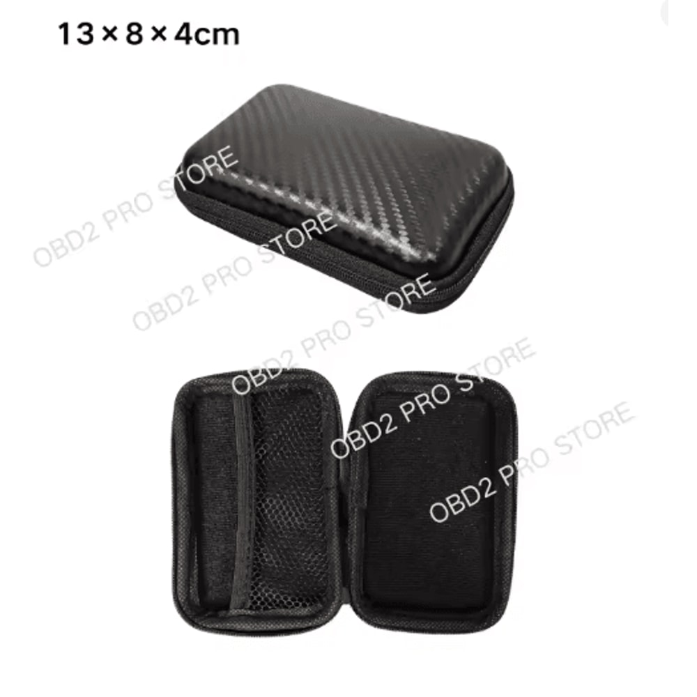 Car Repair Tool Storage Bag Carbon Fiber Organizer With Zipper 3