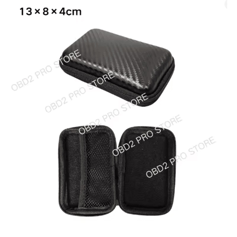 Car Repair Tool Storage Bag Carbon Fiber Organizer With Zipper 3