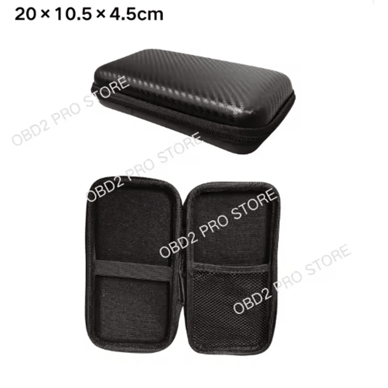 Car Repair Tool Storage Bag Carbon Fiber Organizer With Zipper 4