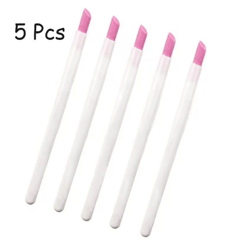 Quartz Nail Cuticle Grinding Pen Manicure Dead Skin Remover Tool 13