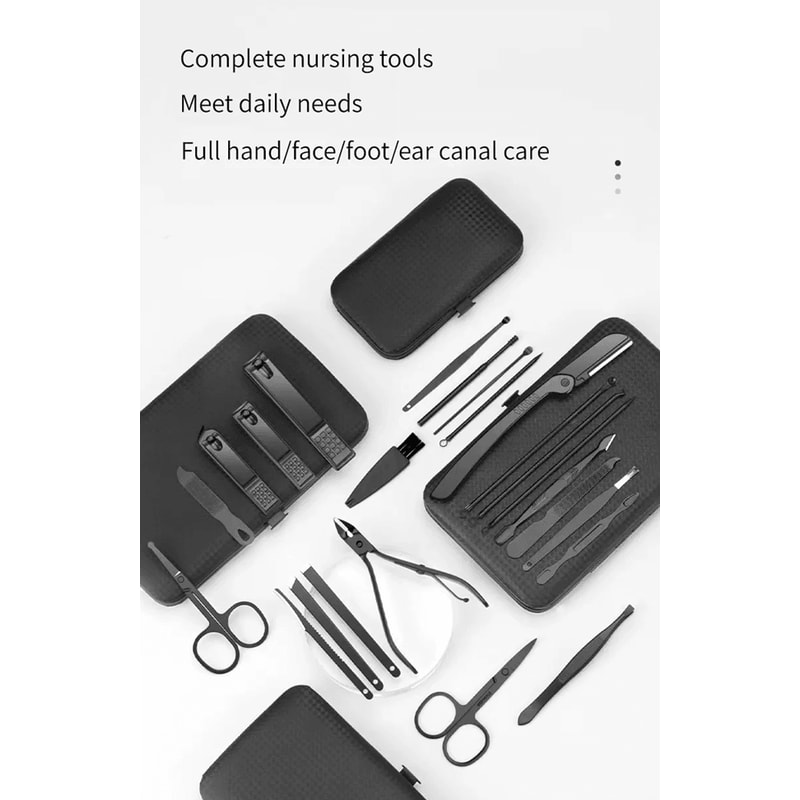 Nail Clipper Set Manicure Pedicure Grooming Tool Kit 2