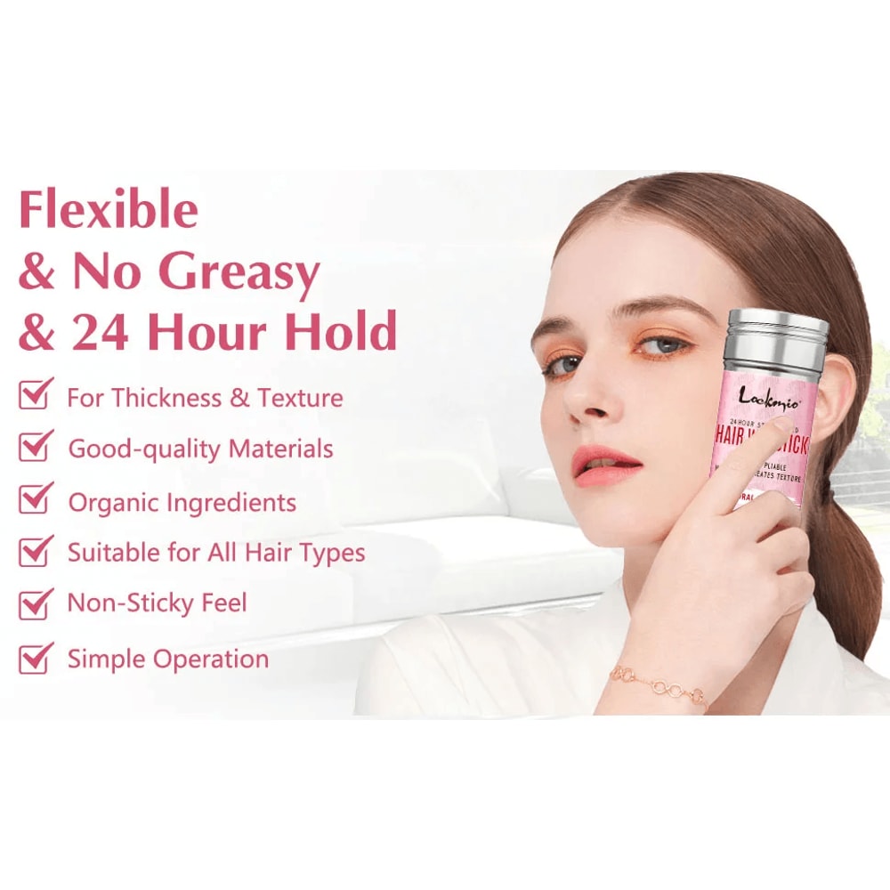 Anti Frizz Hair Wax Stick Smoothing Styling Pomade For Women 2