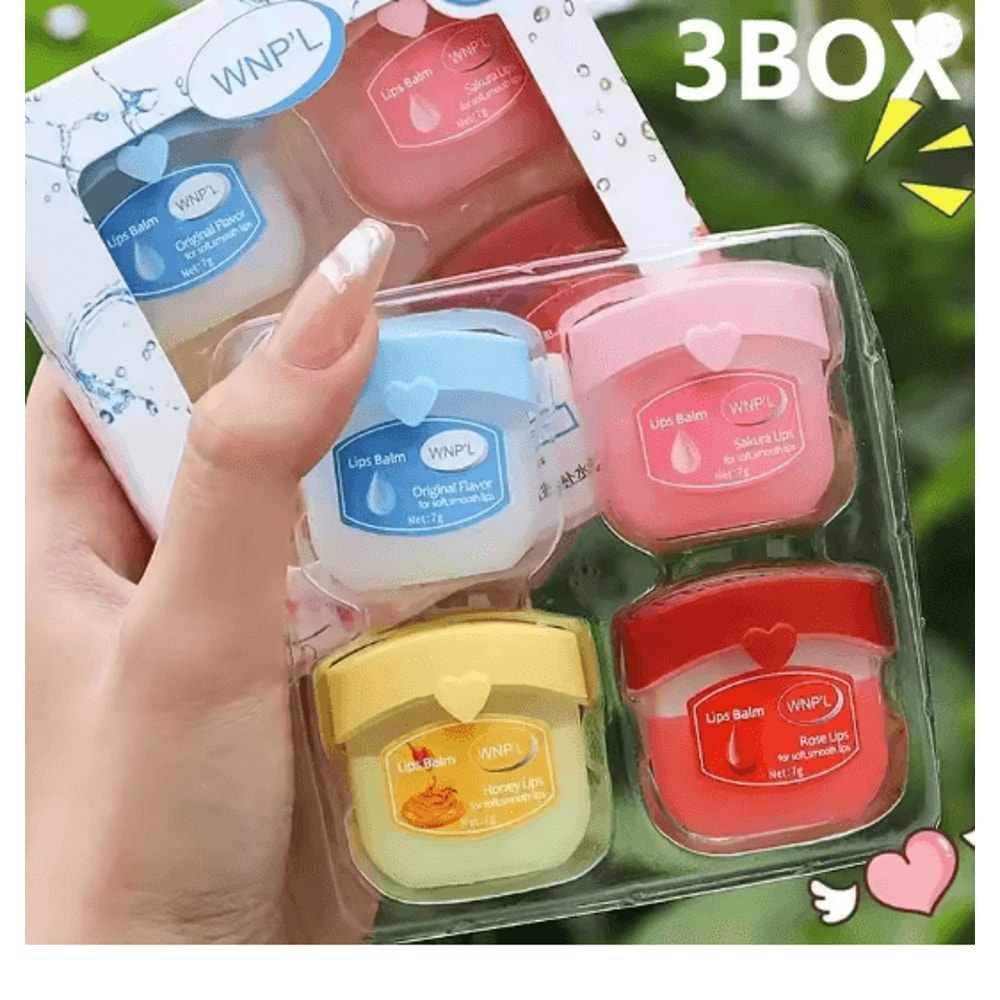 Fruit Lip Balm Set Moisturizing Non Sticky Lip Care Collection 9