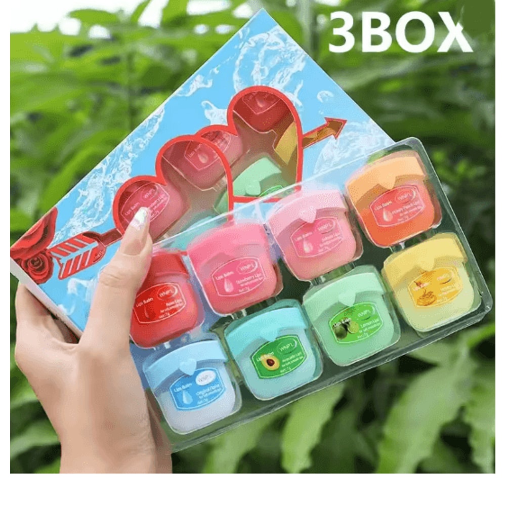 Fruit Lip Balm Set Moisturizing Non Sticky Lip Care Collection 11